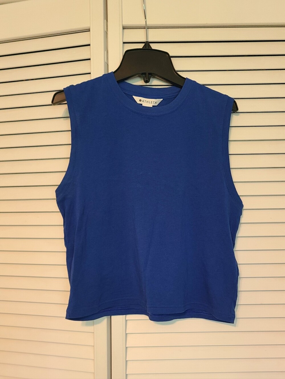 Athleta Women's Cobalt Blue Ultimate Muscle Tank Crop